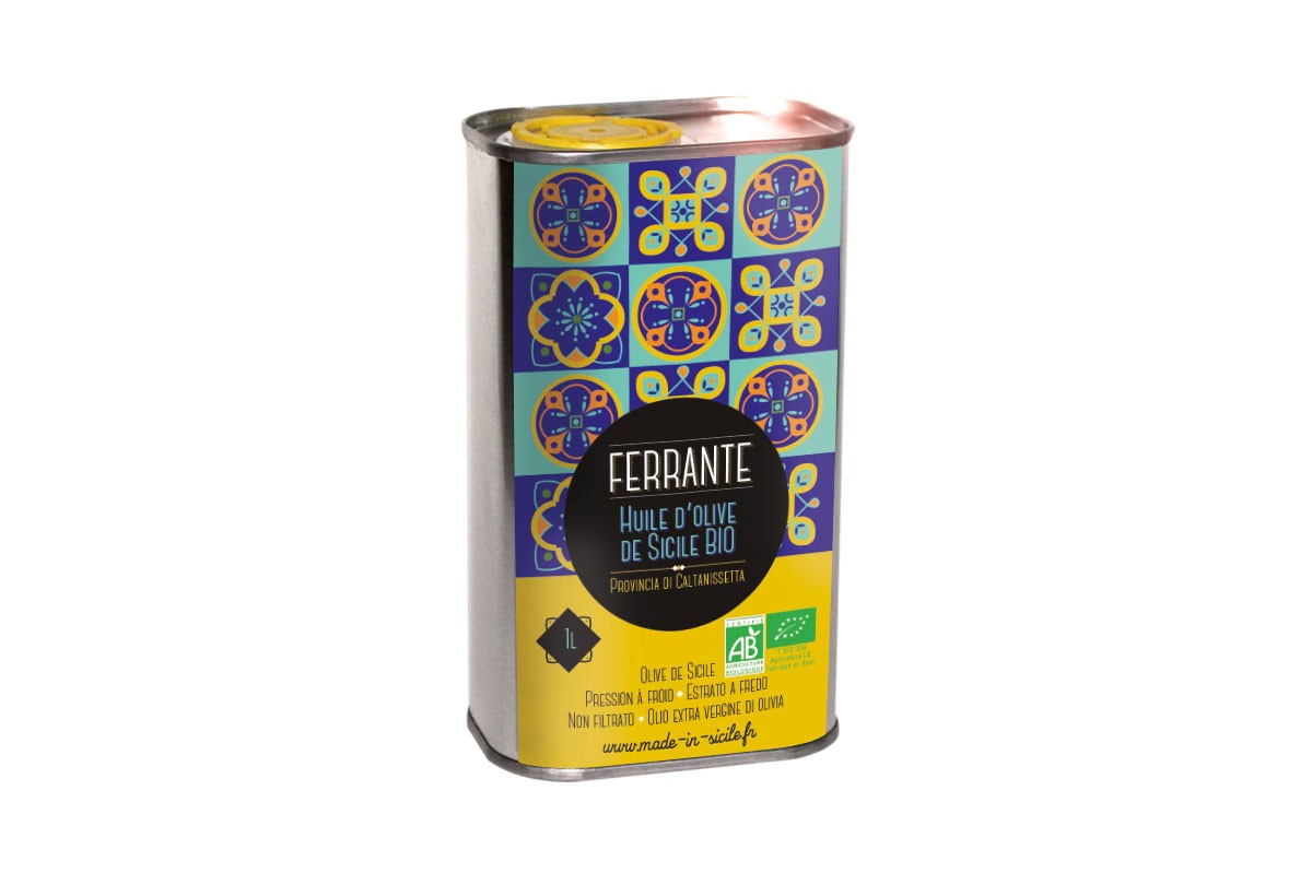 Huile d'olive Ferrante de Sicile BIO 1 L